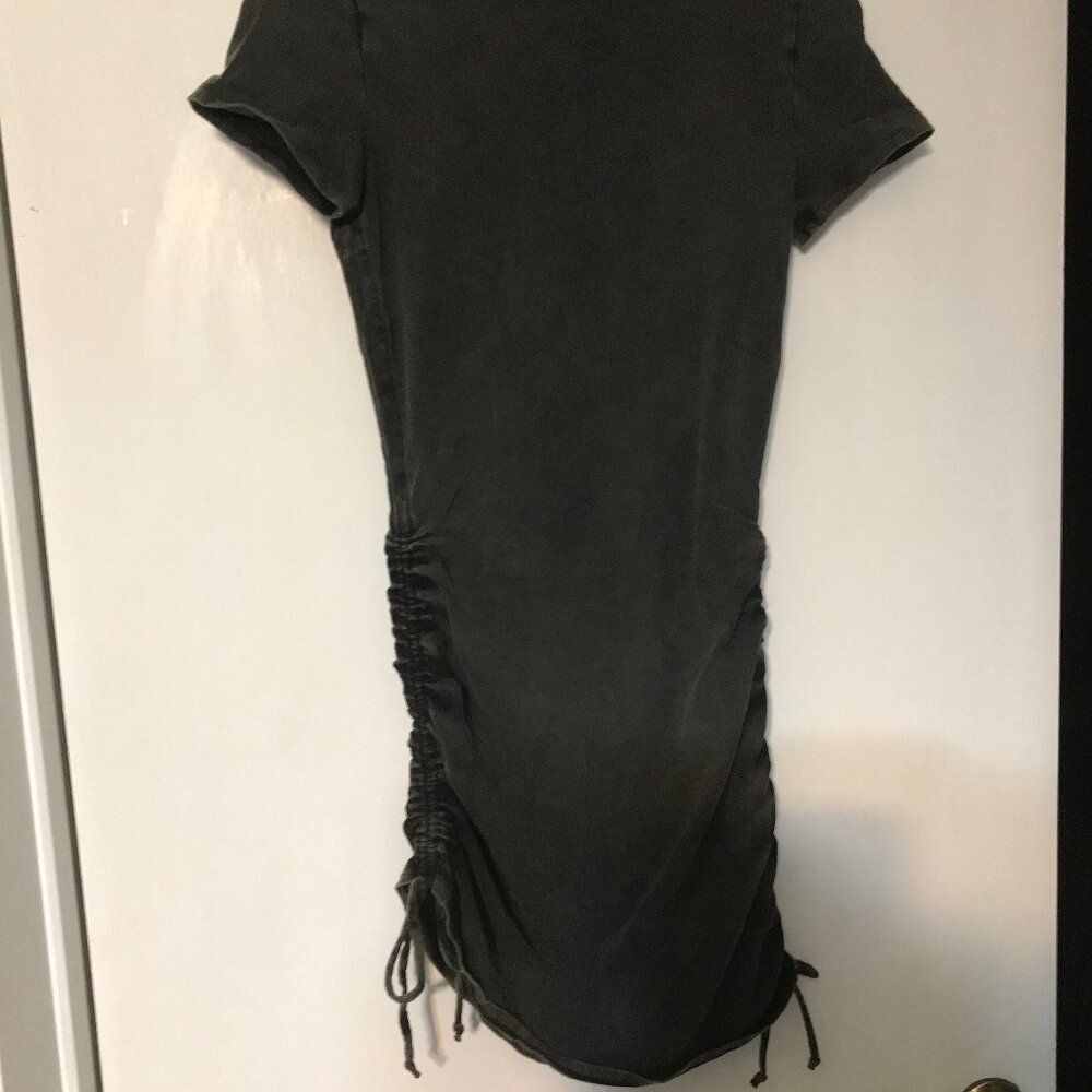Stylish PINK Victoria’s Secret 90’s RUCHED SIDE faded effect TANK DRESS sz S